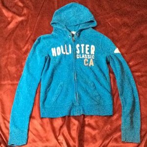 Hollister Zip Up Hoodie Size L